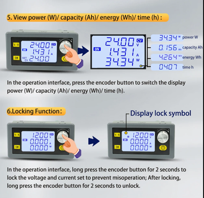 モリページ Модуль лабораторного блока живлення XY6020L 60 В 20 А: продаж