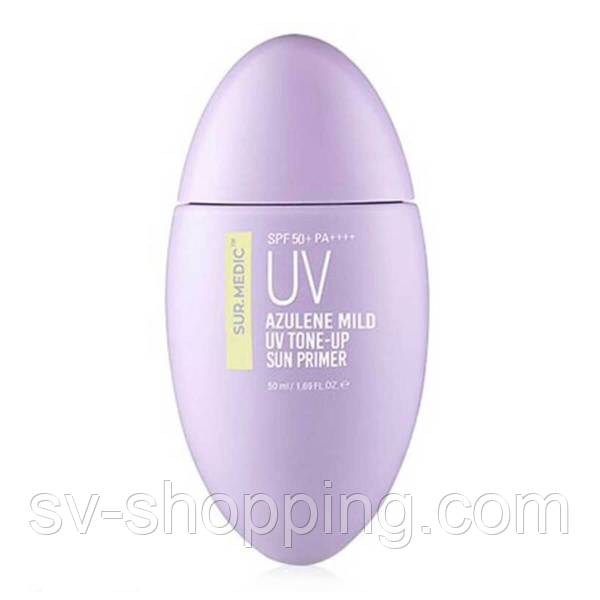 SUR.MEDIC AZULENE MILD UV TONE-UP SUN PRIMER SPF50+ PA++++ Легкий сонцезахисний праймер