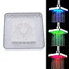 Лійка насадка для душу з LED-підсвіткою RGB світлодіодна, квадратна 150 мм LED Shower head AND XL-902, фото 5