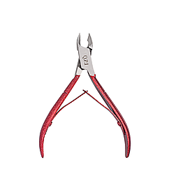 Кусачки для кутикули QPI Professional червоні лезо 6 мм QКМ-903