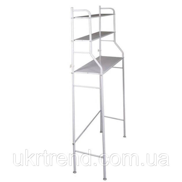 Полиця стелаж у ванну кімнату над унітазом Toilet Rack етажерка у ванну стелаж CW-516 у туалет
