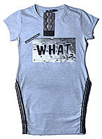 Летнее платье, туника для девочки. Размер: 128-140-152-164;