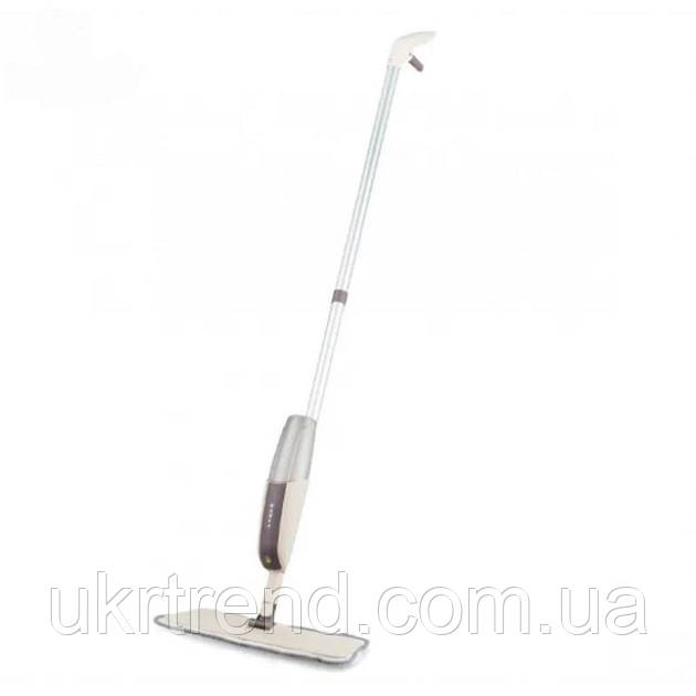 Швабра з розпилювачем Water Spray Mop, Швабра спрей з розпилювачем та ємністю для води. SE-758 Колір: сірий