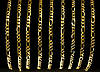Ланцюжок позолочений, плетіння Фігаро 2мм, р. 42, 24К, фото 2