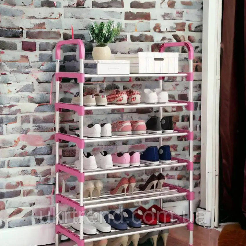 Бюджетна складна полиця для взуття Shoe Rack 6, Взуття, Складна полиця ZR-322 для взуття