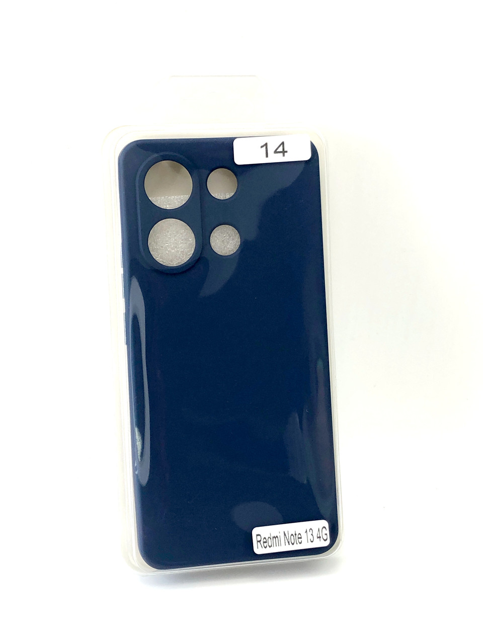 Чохол для телефону Xiaomi Redmi Note 13 (4G) Silicone Original FULL №14 Dark blue (4you)