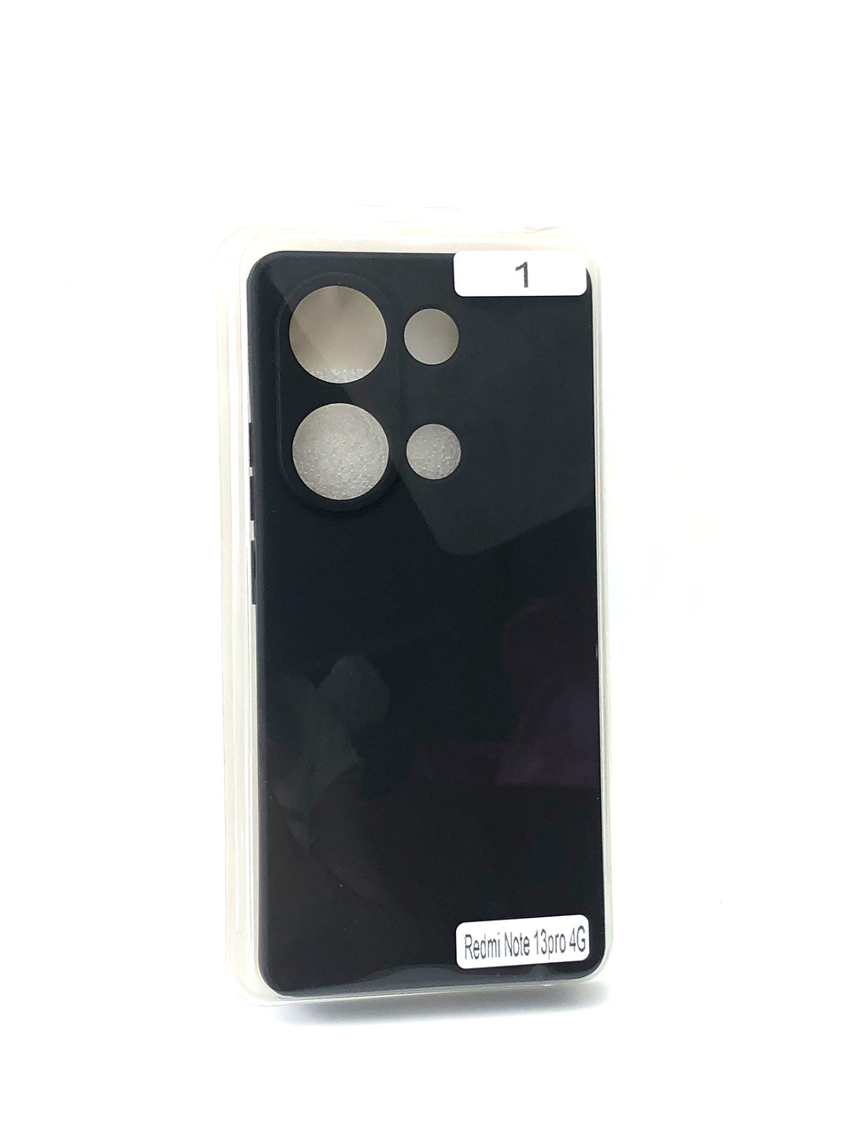 Чохол для телефону Xiaomi Redmi Note 13Pro (4G) Silicone Original FULL №1 Black (4you)