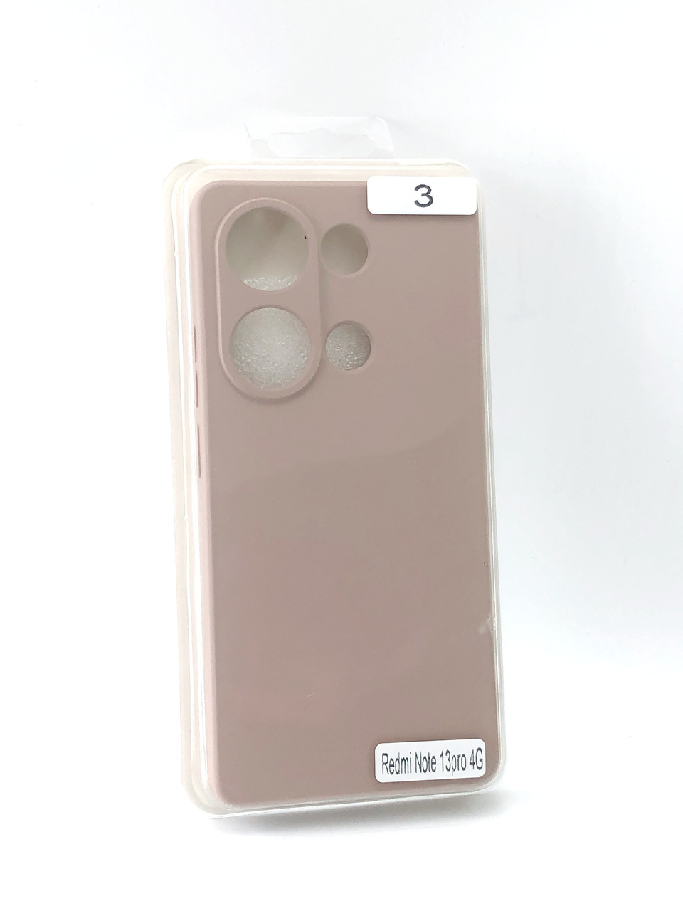 Чохол для телефону Xiaomi Redmi Note 13Pro (4G) Silicone Original FULL №3 Pink sand (4you)