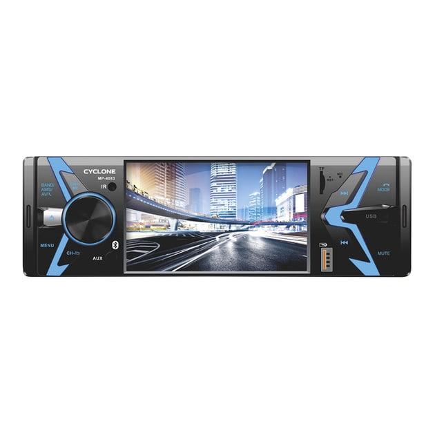 Автомагнітола CYCLONE MP-4083 (FM, Micro USB, Micro SD, AUX,mp5 ресивер, дисплей, 12 міс Гарант)