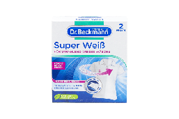 Засіб для відновлення білого кольору тканини Dr. Beckmann Super Weiss, 2 штуки по 40 г