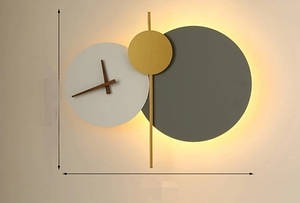 Декоративне бра з годинником 224126