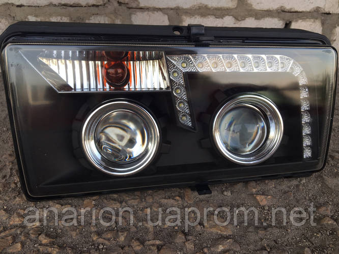 Передние+задние фары на ВАЗ 2107 №4 черные. (ID#287471405), цена: 5901 ...