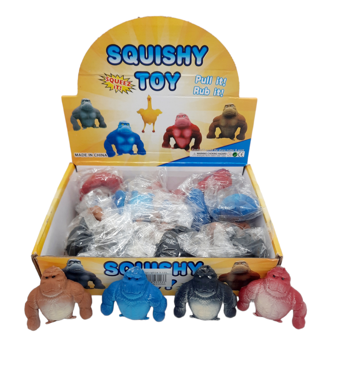 Антістрес міні Горила з піною 6 см., фото 1