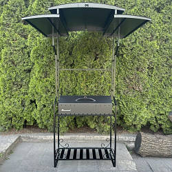 Мангал - барбекю на 12 шампурів з дахом    Україна