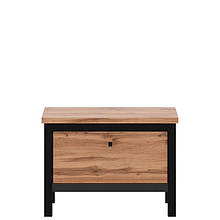 Тумба для взуття з ЛДСП KOM1D Чос Gerbor Дуб тахо/Чорний