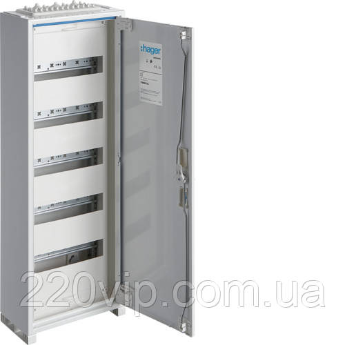 Щит IP44/II 800x300x161мм 60-мод.(1x60), HAGER UNIVERS FWB51S, бокс Хагер настінний, шафа метал (rozetka), фото 1