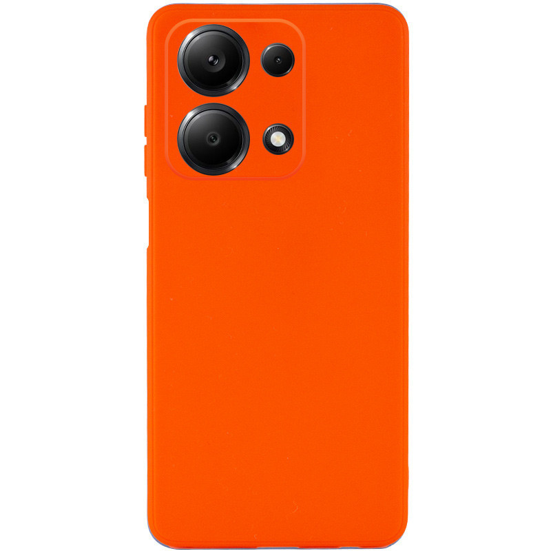 Силіконовий чохол Candy Full Camera для Xiaomi Redmi Note 13 Pro 4G / Poco M6 Pro 4G Помаранчевий / Orange, фото 1