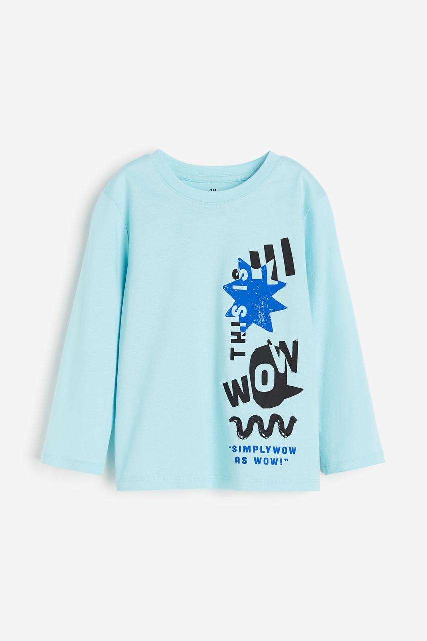 Реглан бірюзовий Wow H&M 98/104, 110/116, 122/128см, фото 1