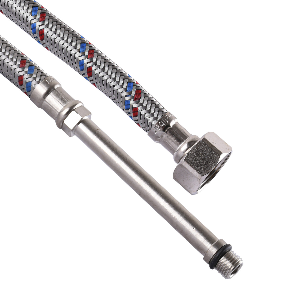 Шланг для підключення змішувача SOLOMON зв-вн M8(LONG)x1/2" 80 см 226290 000028390