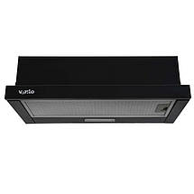 ВИТЯЖКА VENTOLUX GARDA 60 BK (500) LED Телескопічна на кухню. Витяжка кухонна в Україні. *ЗНИЖКА В ОПИСІ., фото 5