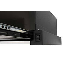ВИТЯЖКА VENTOLUX GARDA 60 BK (500) LED Телескопічна на кухню. Витяжка кухонна в Україні. *ЗНИЖКА В ОПИСІ., фото 6