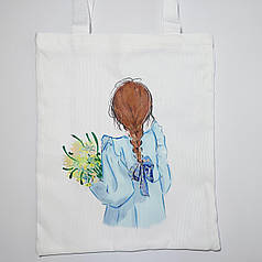 Підліткова молодіжна сумка шоппер  на блискавці