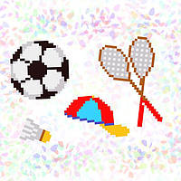 Водорозчинний флізелін міні К-102 Confetti