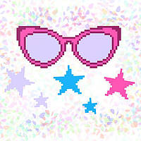 Водорозчинний флізелін міні К-106 Confetti