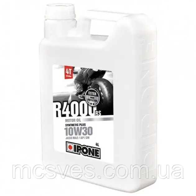 Олива моторна IPONE R4000 RS напівсинтетична 10W-30 4 л