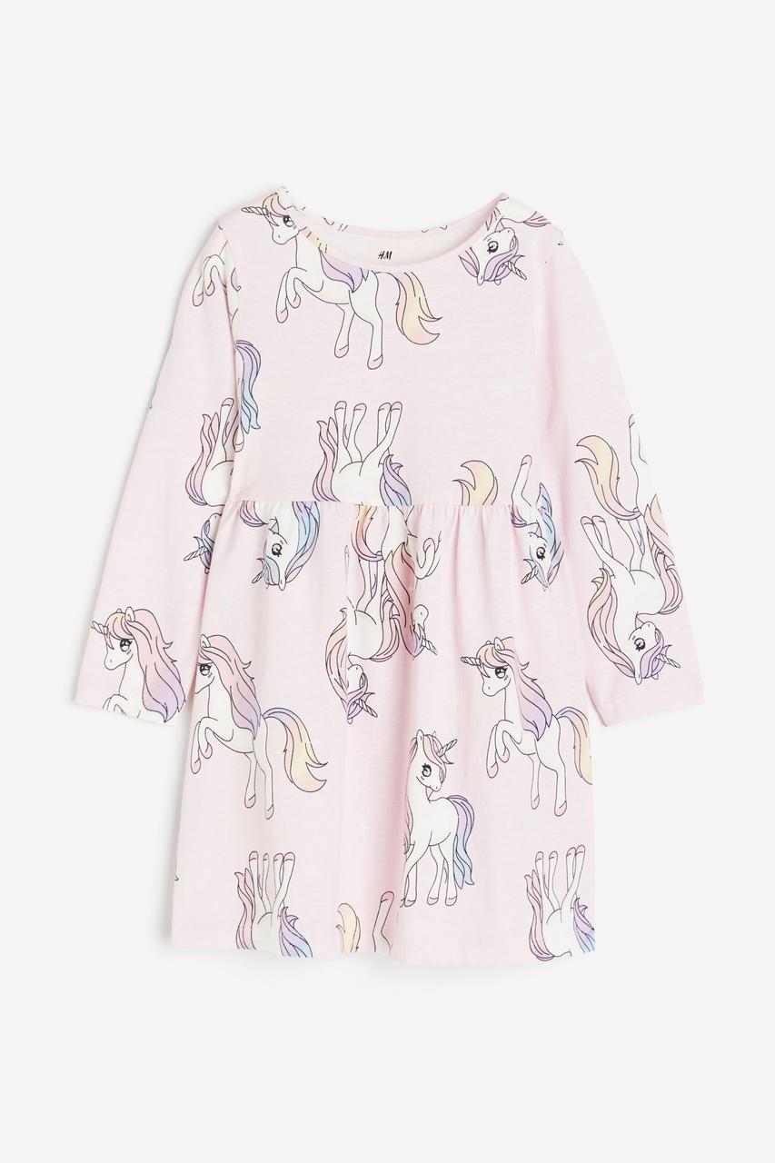 Сукня рожева Єдиноріг H&M 92, 122/128, 134/140см