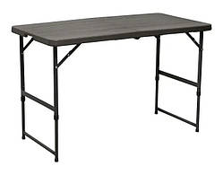 Стіл складний портативний 120х60х74 см Time Eco TE-1841