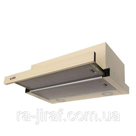 ВИТЯЖКА VENTOLUX GARDA 60 IVG (900) LED Телескопічна на кухню. Витяжка кухонна в Україні. *ЗНИЖКА В ОПИСІ., фото 1