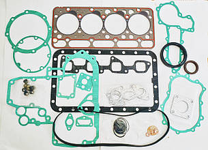 Комплект прокладок двигуна KUBOTA V2203, V2403 Азбест № 6689018, 6689012, 7012338