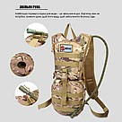 Тактичний гідратор-рюкзак Solve MOLLE 3 л питна система KT6004801 Олива, фото 6