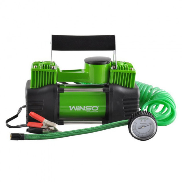 Автомобільний компресор двопоршневий WINSO 125000 (12v/85л/360Вт)
