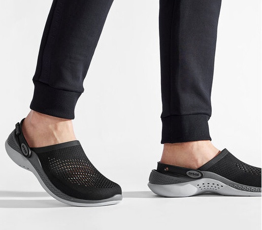 Сабо, клоги крокс Crocs LITERIDE 360 CLOG колір чорний.