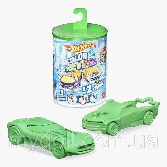 Хот Вілс Набір базових метал машинок Hot Wheels Set of 2 Color Reveal Cars GYP13 Mattel Оригінал