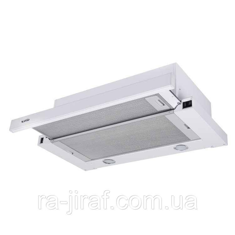ВИТЯЖКА VENTOLUX GARDA 60 WH (750) SMD LED Телескопічна на кухню. Витяжка кухонна в Україні. *ЗНИЖКА В ОПИСІ.