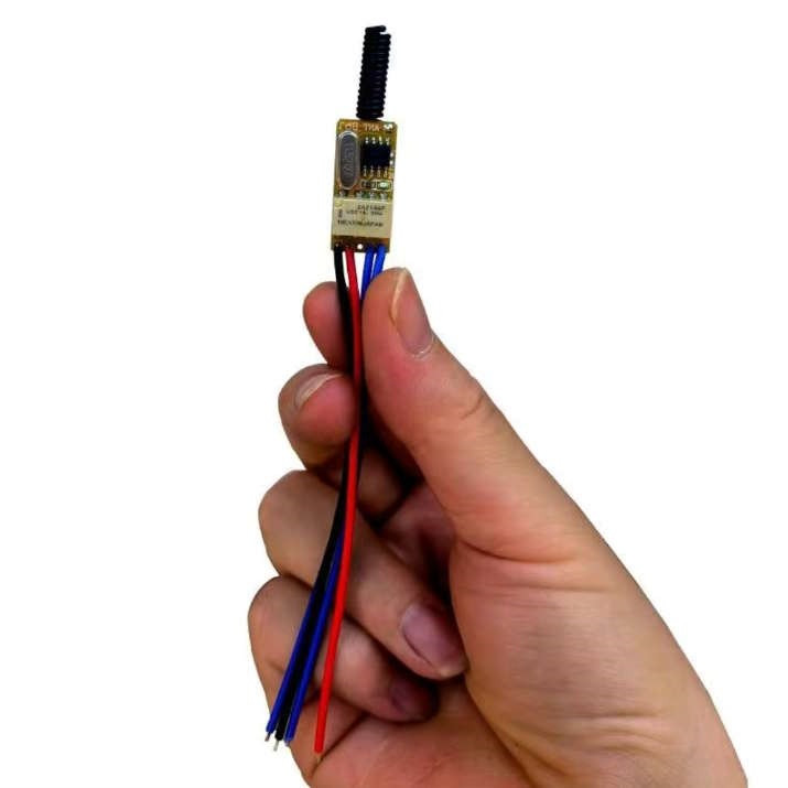 1-канальне міні бездротове реле 4-12 В для дому 433Mhz, фото 1