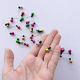 Мініатюра різдвяна гірлянда зелена кругла метр, фото 2