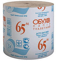 Папір туалетний Обухів 1 сл, без гільзи, 1 рул/уп