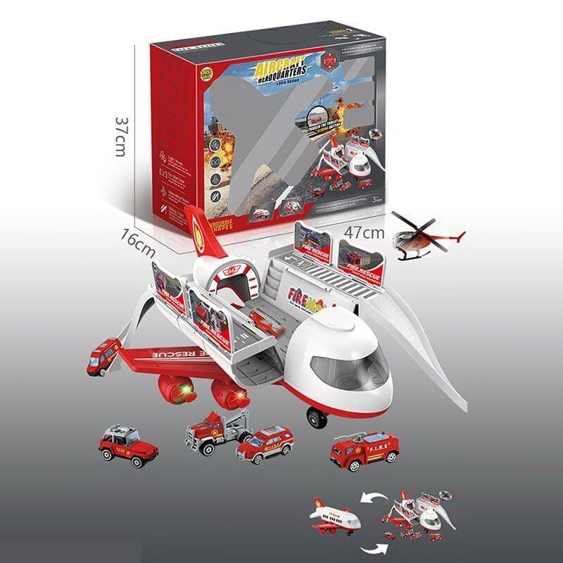 Парковка MH 079 “Літак”, звук, підсвічування, 3 металопластикові машини, наліпки