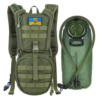 Тактичний гідратор-рюкзак Solve MOLLE Олива 3 л питна система KT6004801   peremogaua