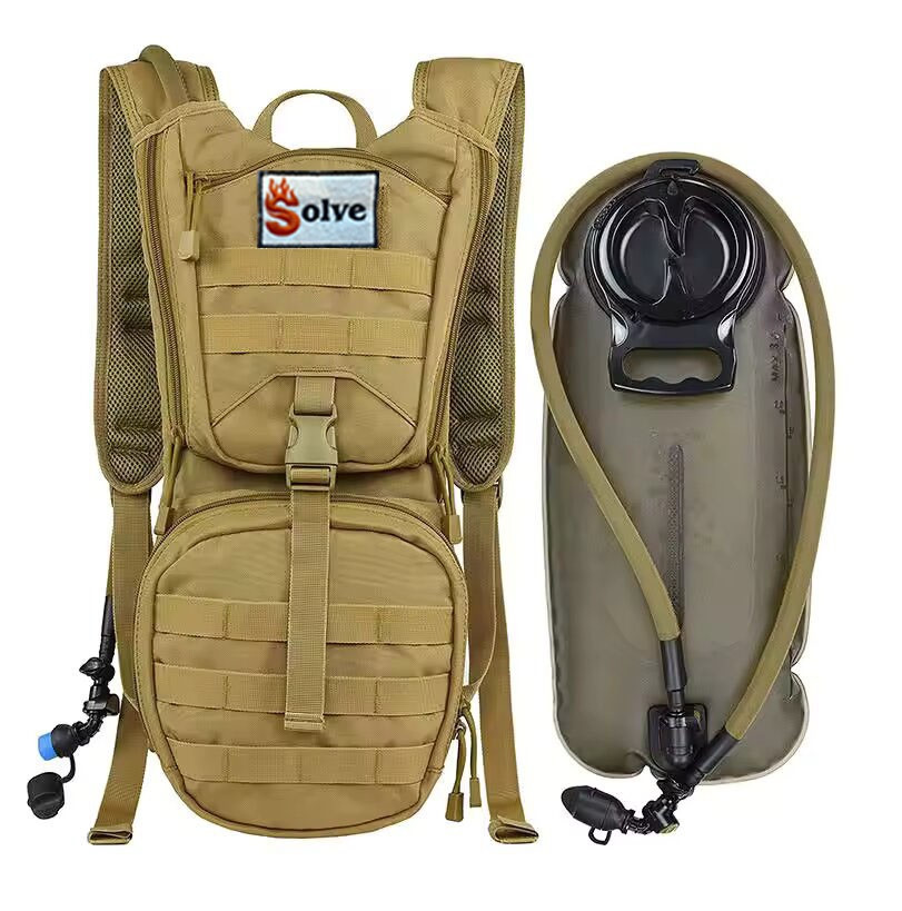 Тактичний гідратор-рюкзак Solve MOLLE 3 л питна система KT6004805 Койот peremogaua