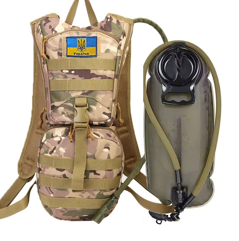 Тактичний гідратор-рюкзак Solve MOLLE питна система KT6004806 Мультикам 3 л peremogaua
