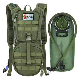 Тактичний гідратор-рюкзак Solve MOLLE 3 л питна система Олива KT6004801