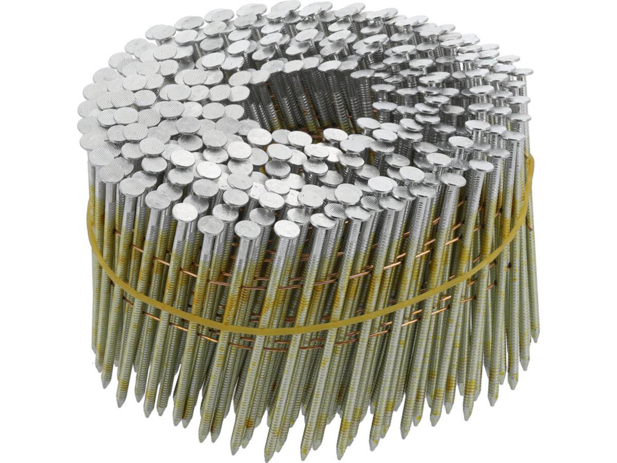 Цвяхи барабанні до пневматичного пістолета VOREL: L=70мм, Ø=2.5мм, кут 15-16˚, 3600шт (YT-09212) [1]