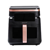 Аерогриль-фритюрниця електрична Sokany SK-8033 на 7 літрів 1800 Вт чорна