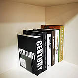 Тримач/упор для книг набір 4 шт. прозорий акрил (GS-141116), фото 9