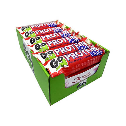 Протеїновий батончик Go On Nutrition Crisp Bar 45 г (Dragon Fruit), фото 3